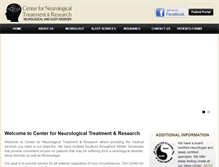 Tablet Screenshot of neurocntr.com